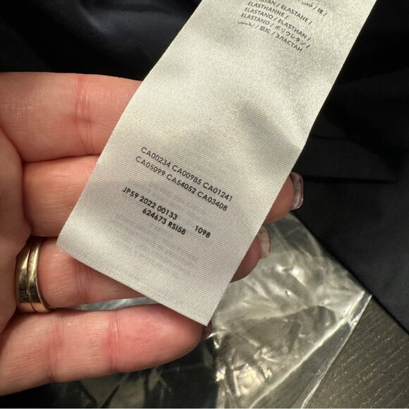 NWT McQ Alexander McQueen Navy Blue Coat Jacket size M - Picture 7 of 8